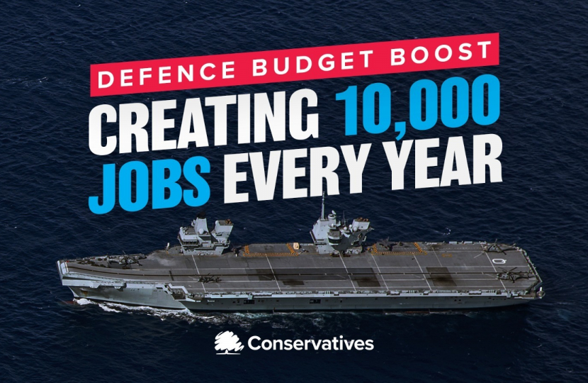 Our largest boost to our Nation’s Defence in a Generation